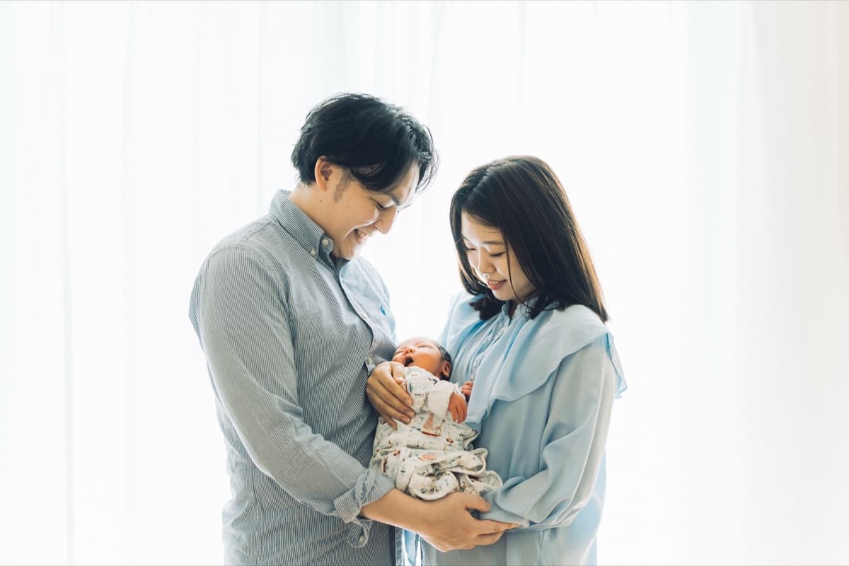 ニューボーンの撮影写真