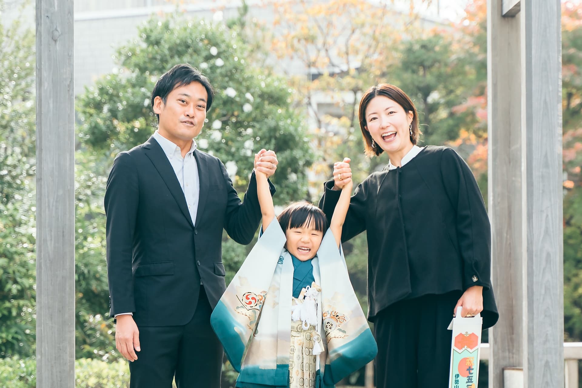 元気いっぱいの男の子