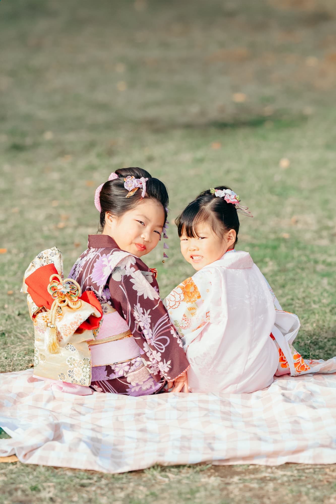 七五三 着物姿の女の子