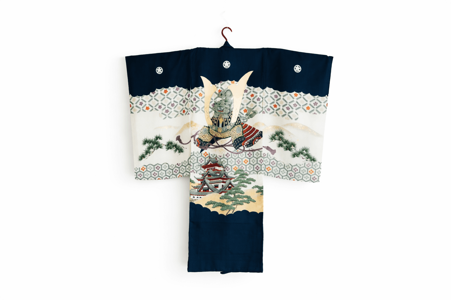 産着 紺 男の子