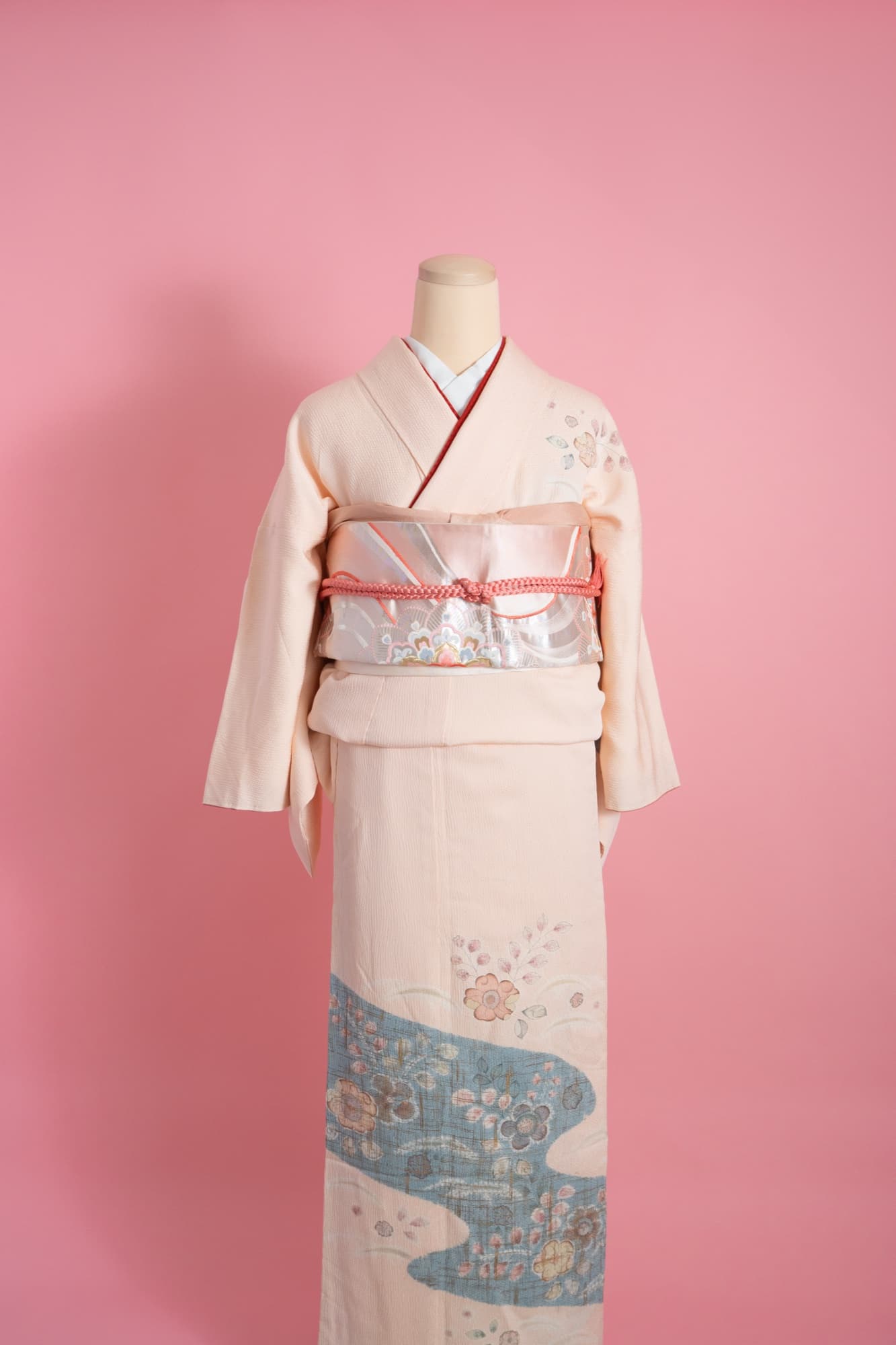 大人用着物 ピンク