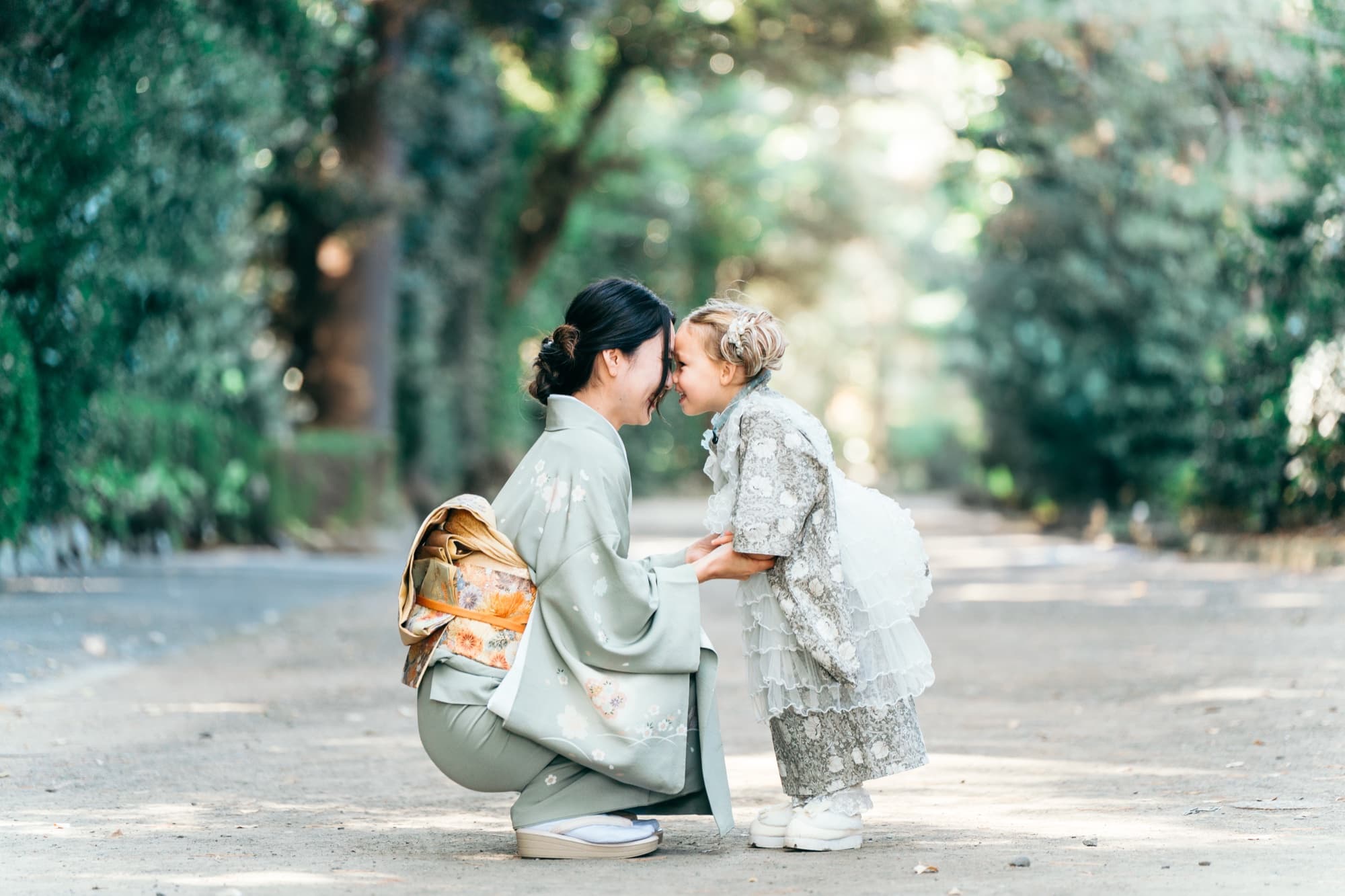 寒川神社 七五三 家族写真