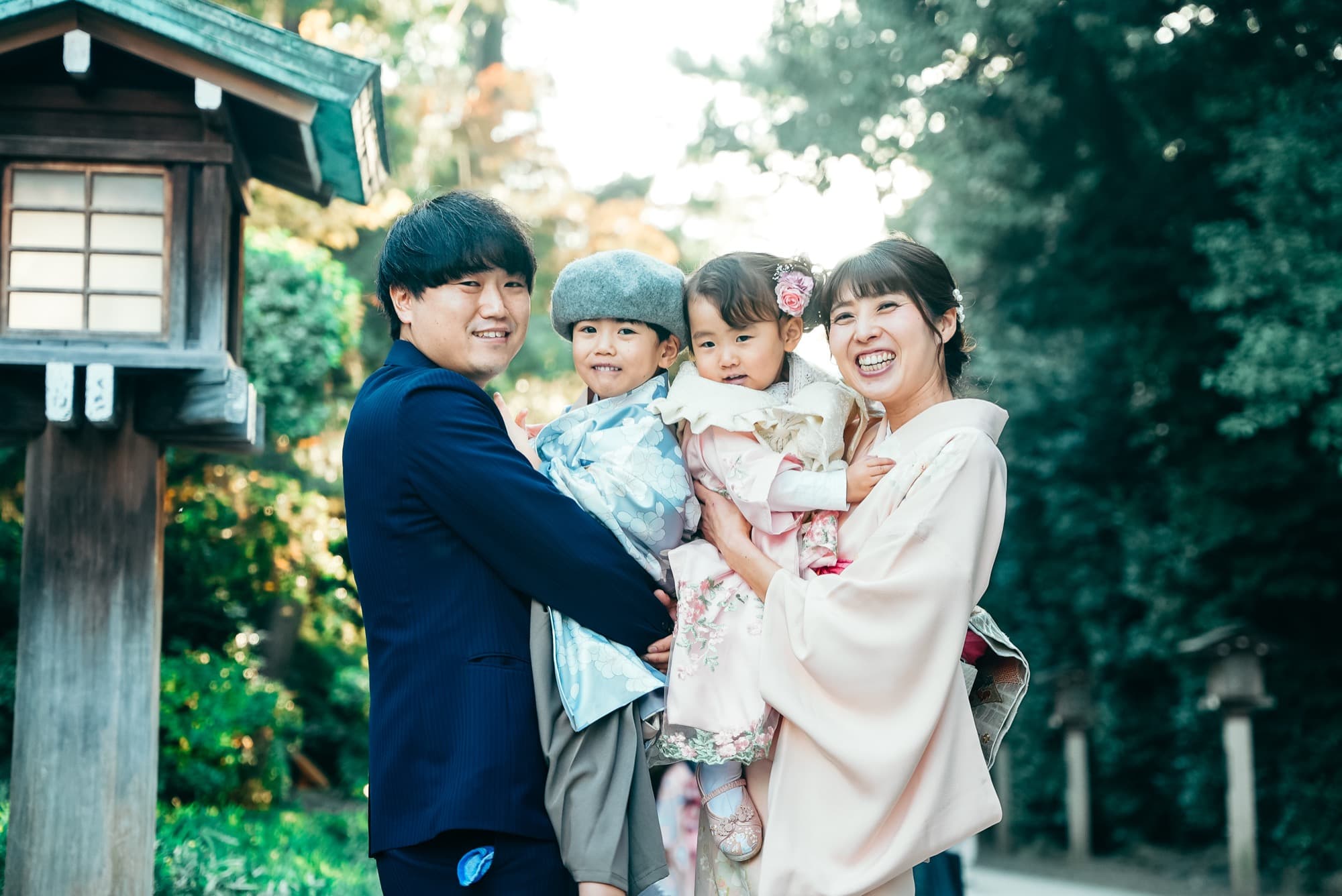 寒川神社 七五三 ファミリーフォト