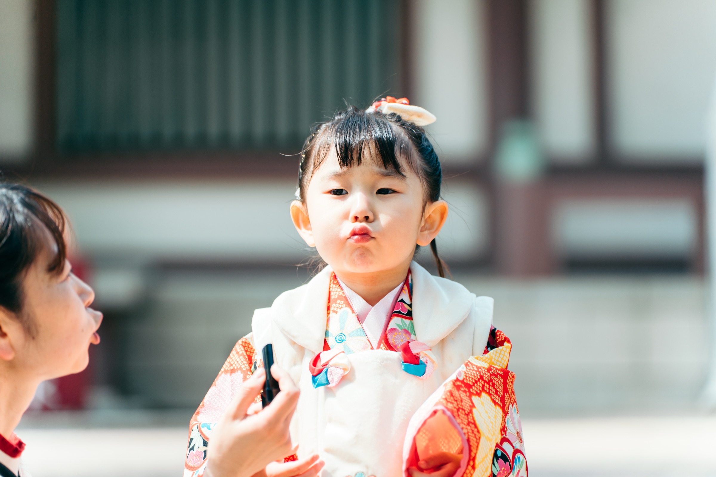川崎大師での七五三撮影