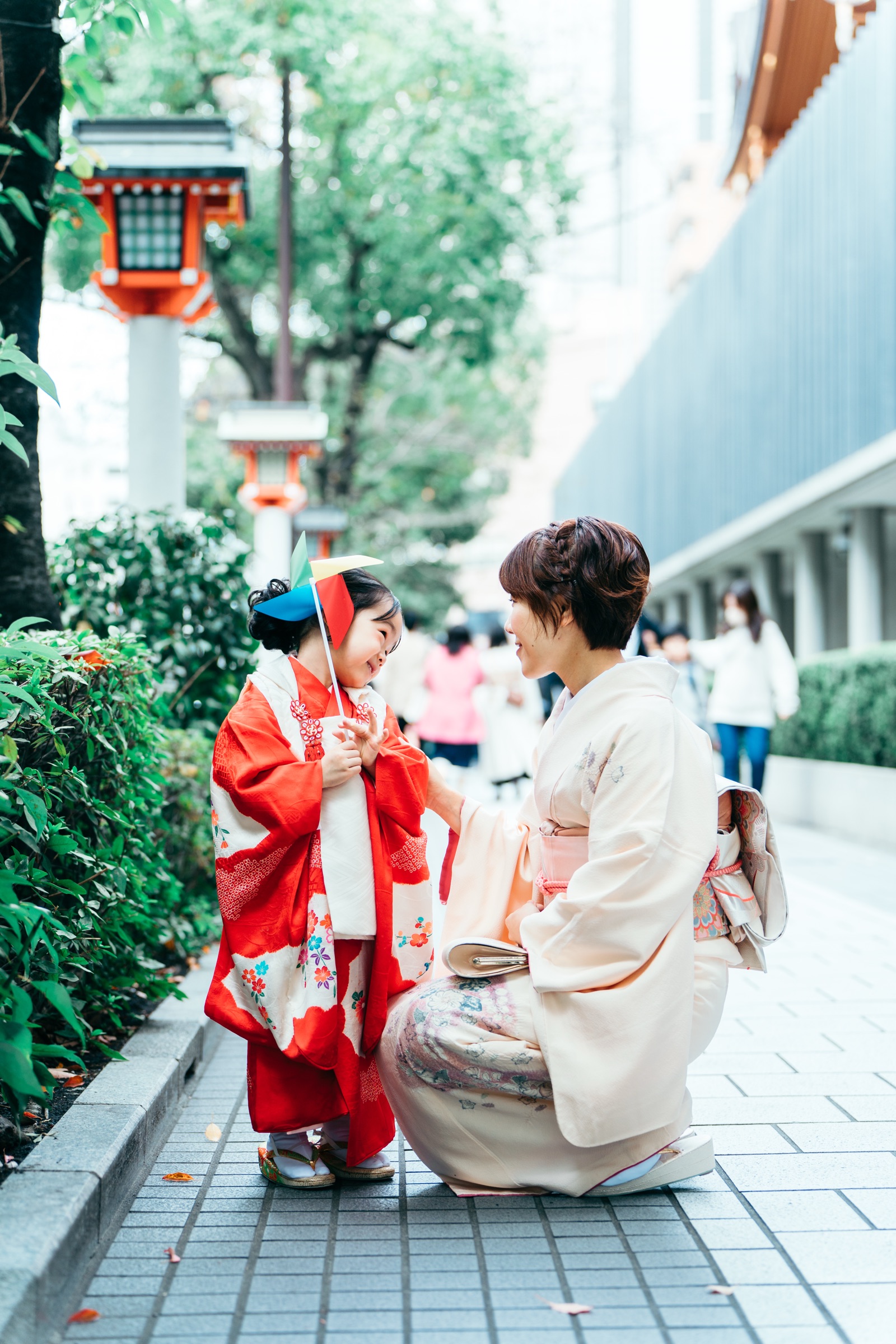 水天宮 回廊 母娘