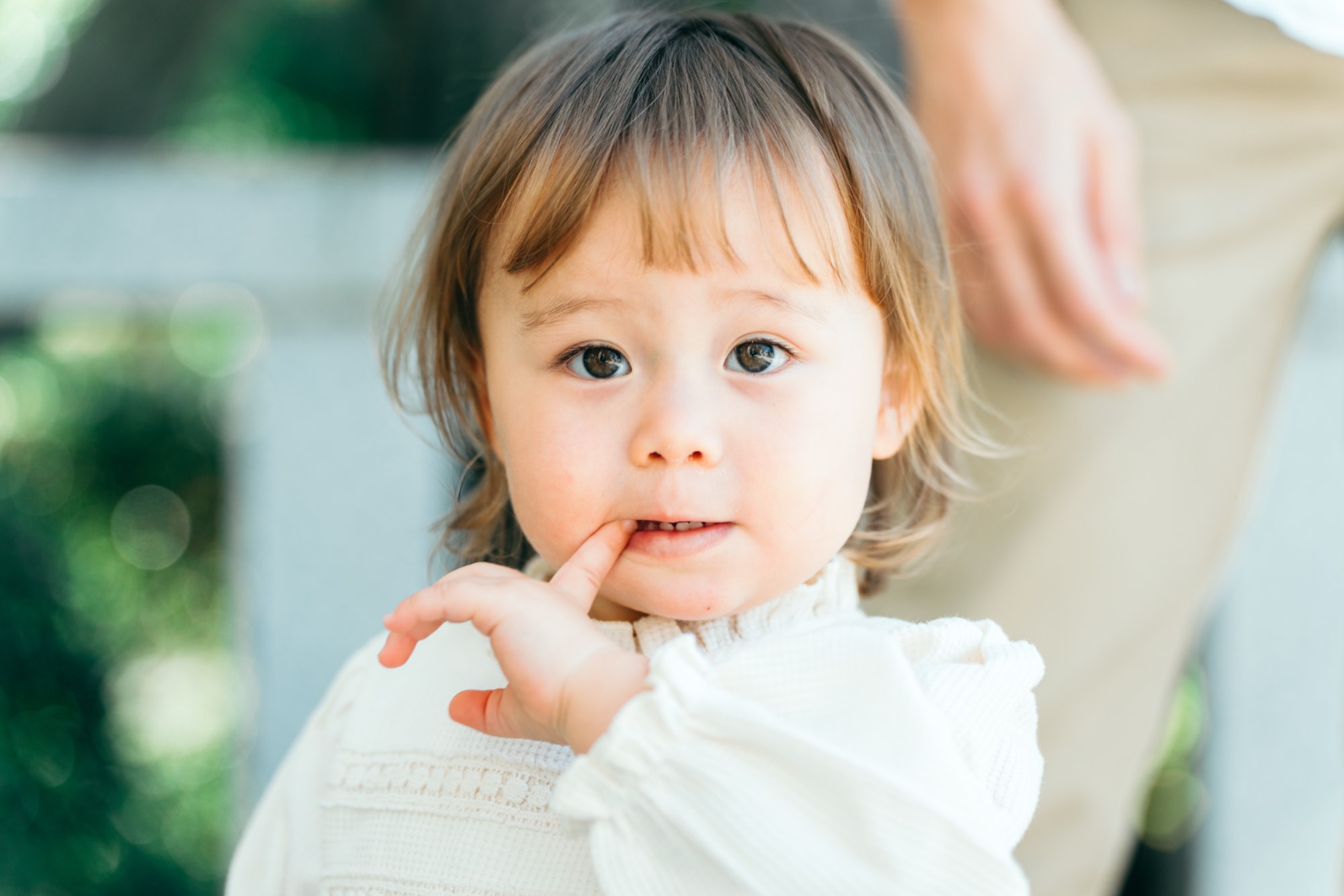 撮影中のお子様の表情